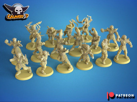 Drow Dark Elves "Spider Queen" Fantasy Football Team - Calaverd