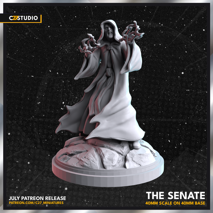 Senate - Palpatine proxy - Star Wars Legion Shatterpoint C27 Minis