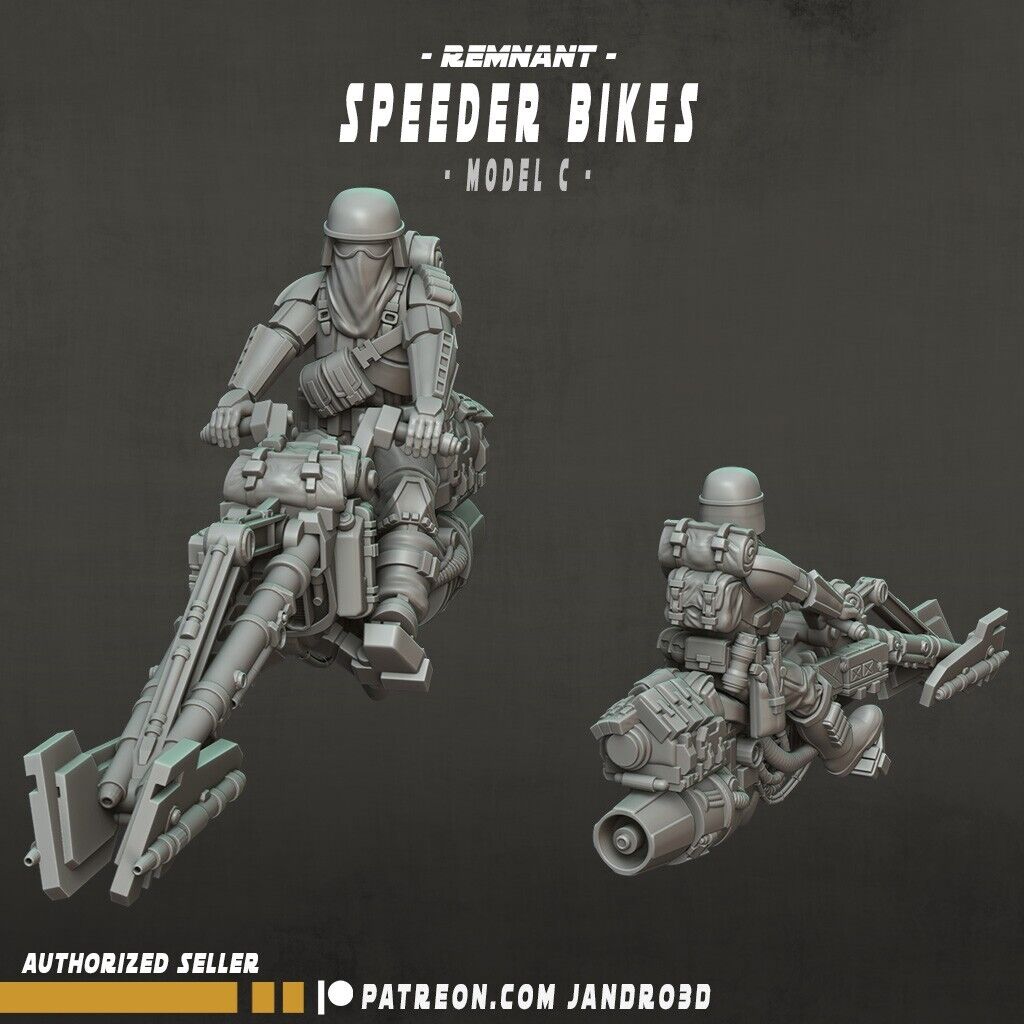 Remnant Empire Speeder Bikes Single/Bundle Star Wars Legion compatible Jandro3D