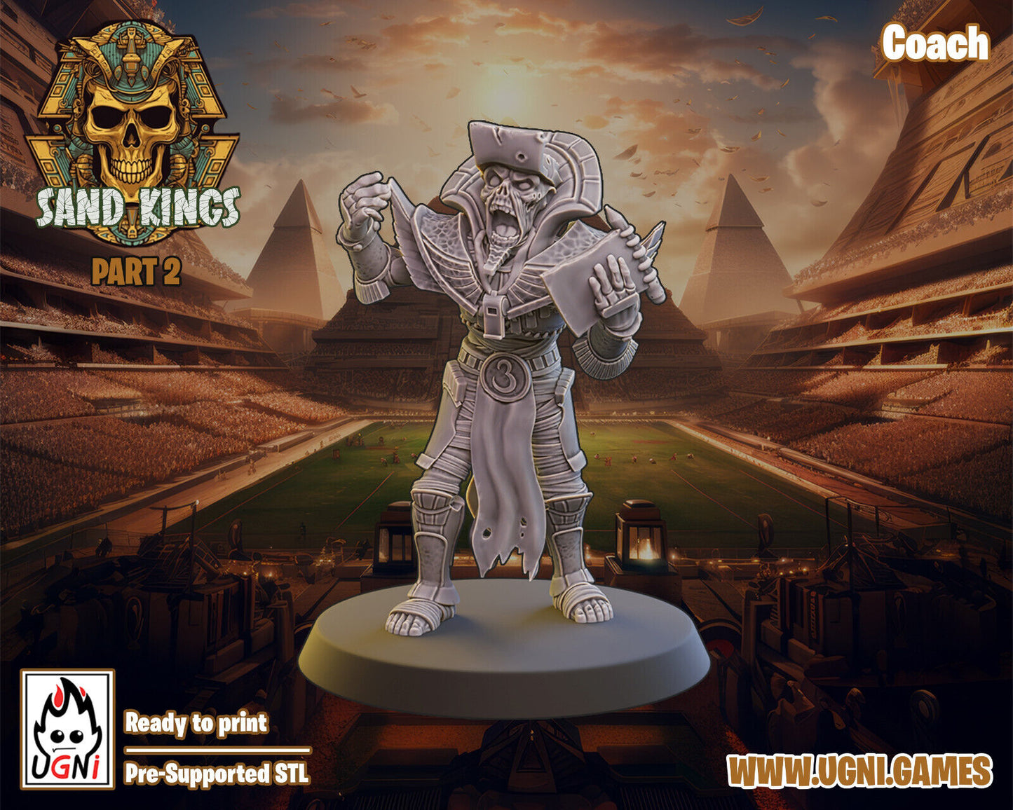 Sand King Pharaohs Fantasy Football Team - UGNI