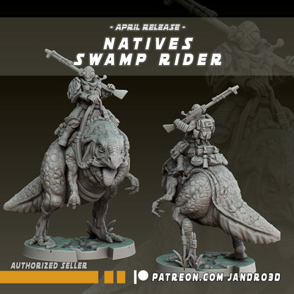 Natives Swamp Riders Blurrg   - Star Wars Legion compatible Jandro3D