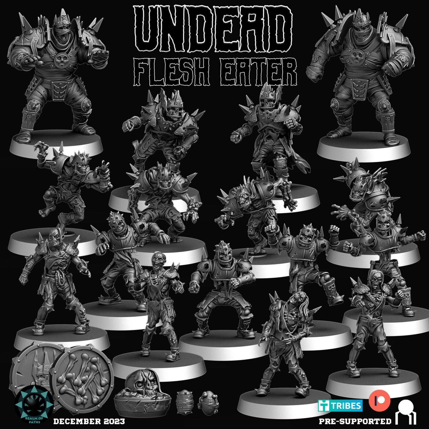 Undead 'Flesh Eater’ Fantasy Football Team  - Realm Of Paths