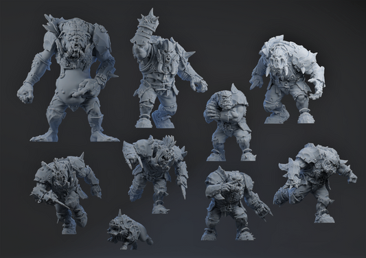 Orc / Black Orc 'The Pig Irons' Fantasy Football Team -