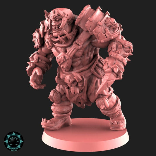 Orc Vatork Bone Cruncher Fantasy Football Star Player / Big Guy - Calaverd3D