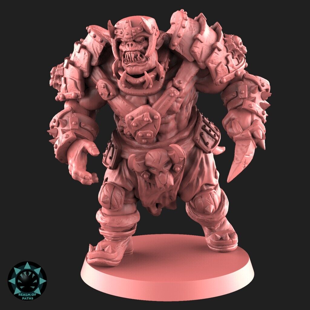 Orc Vatork Bone Cruncher Fantasy Football Star Player / Big Guy - Calaverd3D