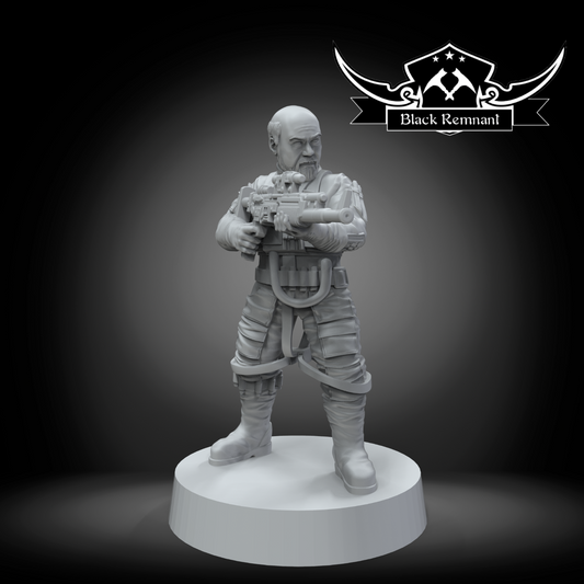 Pilot Carson Star Wars Legion / Shatterpoint Black Remnant