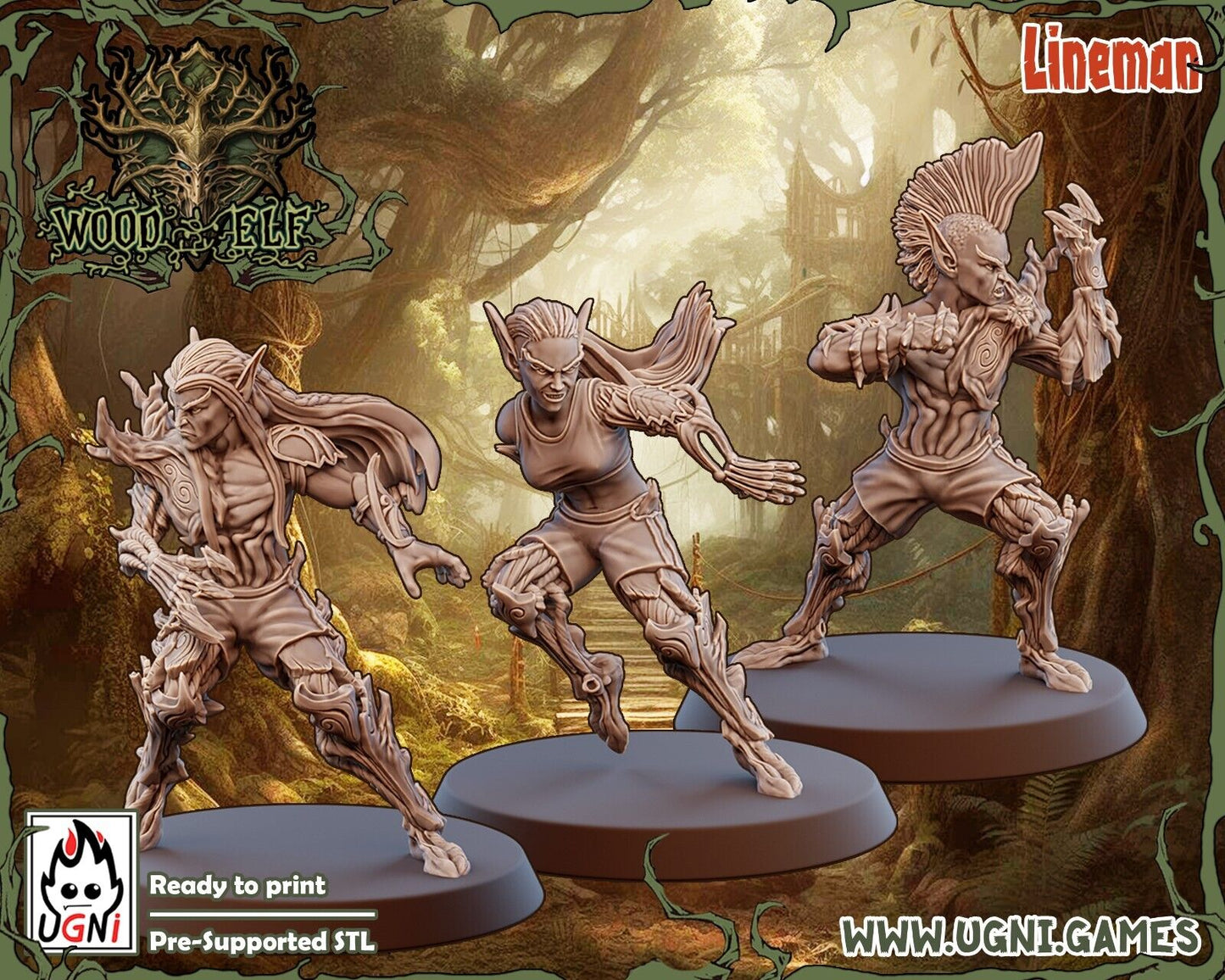 Woodelf Fantasy Football Team -  Tree Dryads
