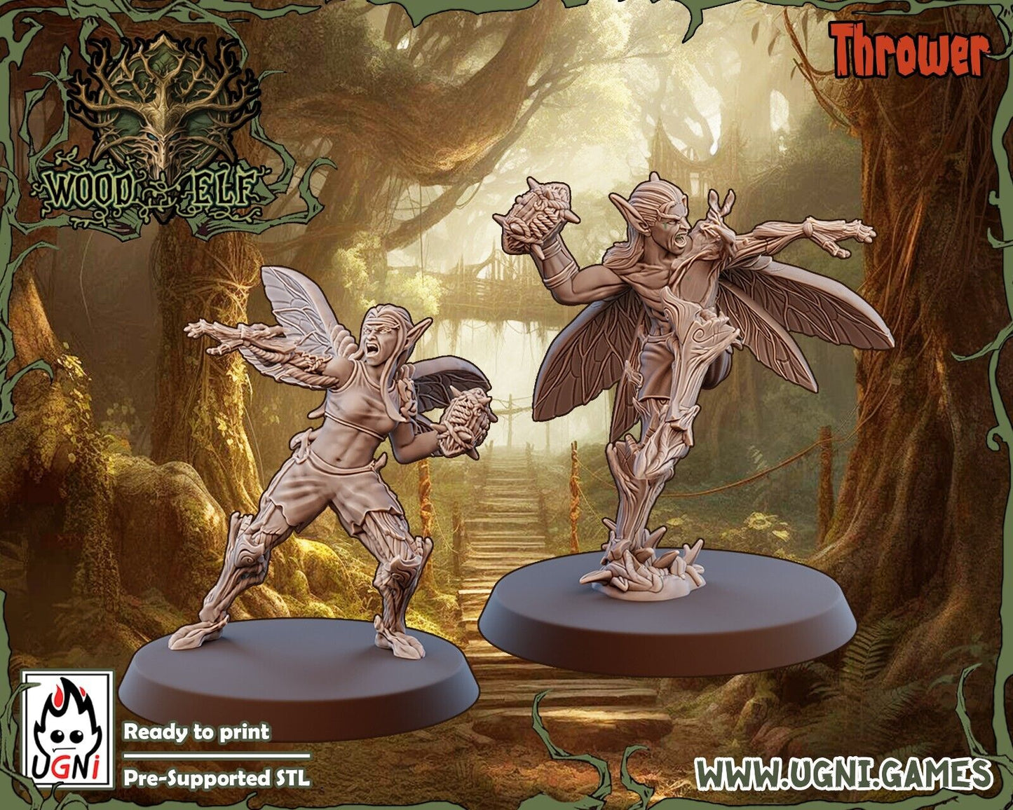 Woodelf Fantasy Football Team -  Tree Dryads