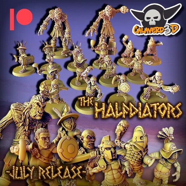 Halfling Halfdiators Fantasy Football Team  Calaverd