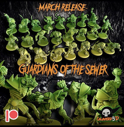 Classic Rats Guardians of the Sewer Fantasy Football Team - Calaverd3D March 23