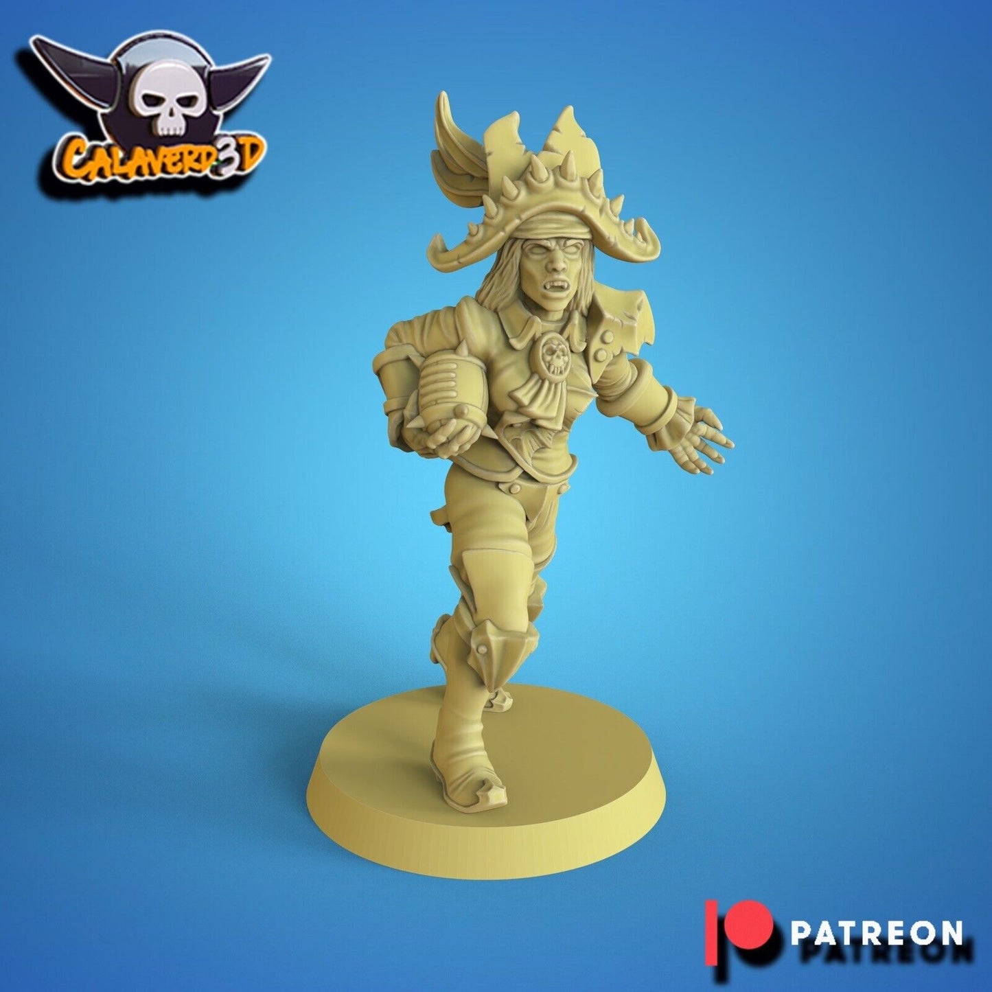 Vampire Captain Fantasy Football star player - Calaverd