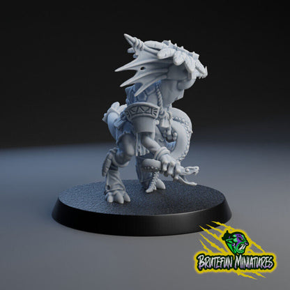 Lizardmen Skinks x2 Star players Fantasy Football - Brutefun