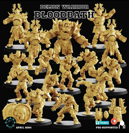 Khornage Demon Warriors Bloodbath Fantasy Football Team - Realm Of Paths Chaos