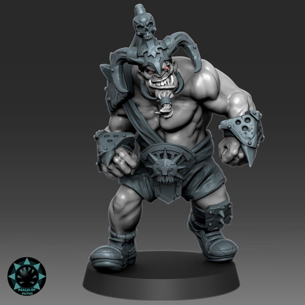 Ogre Abyss Warrior Fantasy Football Star Player / Big Guy  - Realm Of Paths