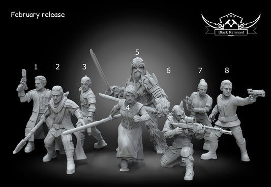 Feb 24 release Star Wars RPG / Legion / Shatterpoint Black Remnant