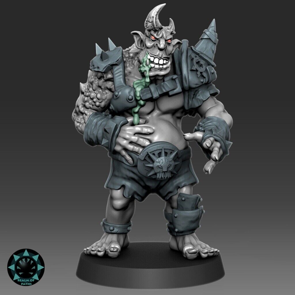 Troll Abyss Warrior Fantasy Football Star Player / Big Guy  - Realm Of Paths