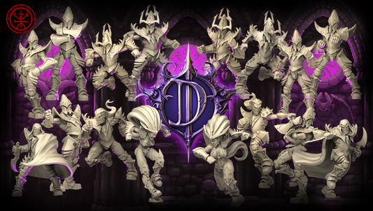 Dark Elves / Elf 'The Dark Daggers' Fantasy Football Team Torchlight TLM