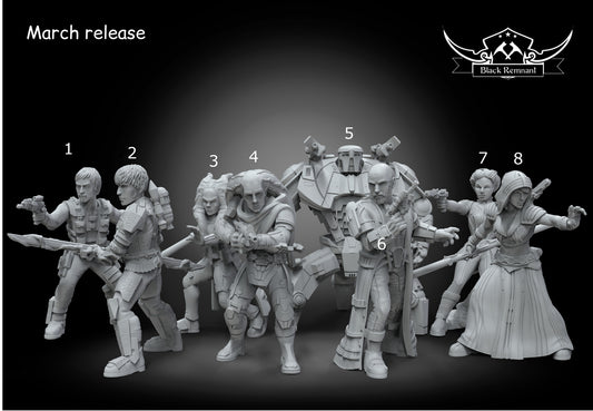 March 24 release Star Wars RPG / Legion / Shatterpoint Black Remnant