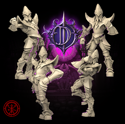 Dark Elves / Elf 'The Dark Daggers' Fantasy Football Team Torchlight TLM