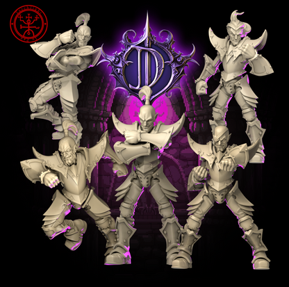 Dark Elves / Elf 'The Dark Daggers' Fantasy Football Team Torchlight TLM