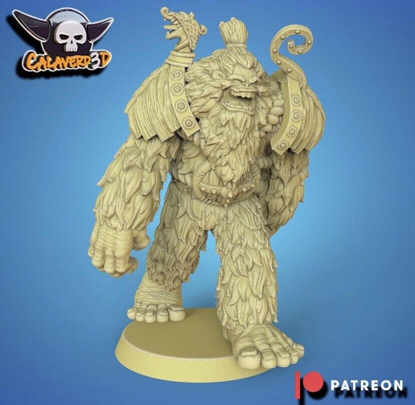 Norse Yeti big guy Fantasy Football - Calaverd3D