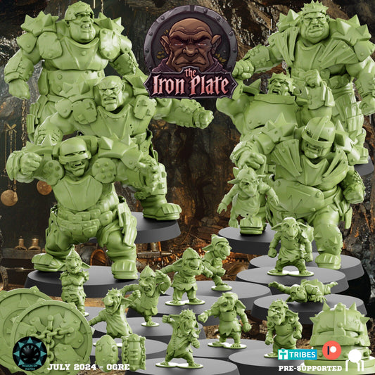 Ogre Fantasy Football Team 'The Iron Plate' - Realm Of Paths