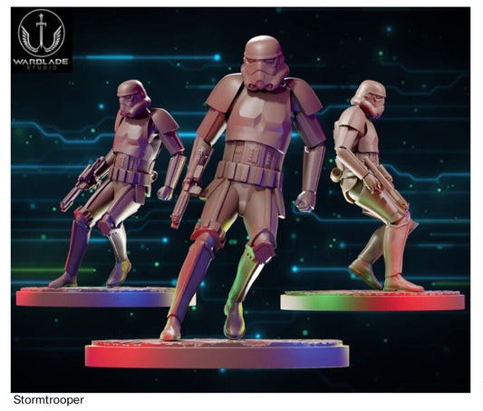 Stormtrooper 2 proxy - Star Wars Legion Shatterpoint compatible Warblade apr24