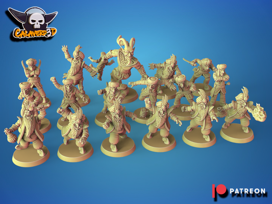 Chaos Dwarves 'Sultans of Chaos' Fantasy Football Team  - Calaverd 3D