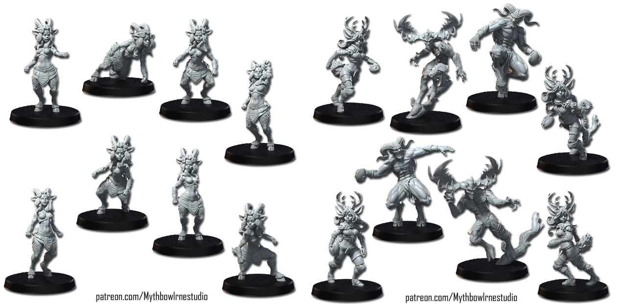 Wood Elves Verdant Vengeance Football Team RN EStudios Mythbowl