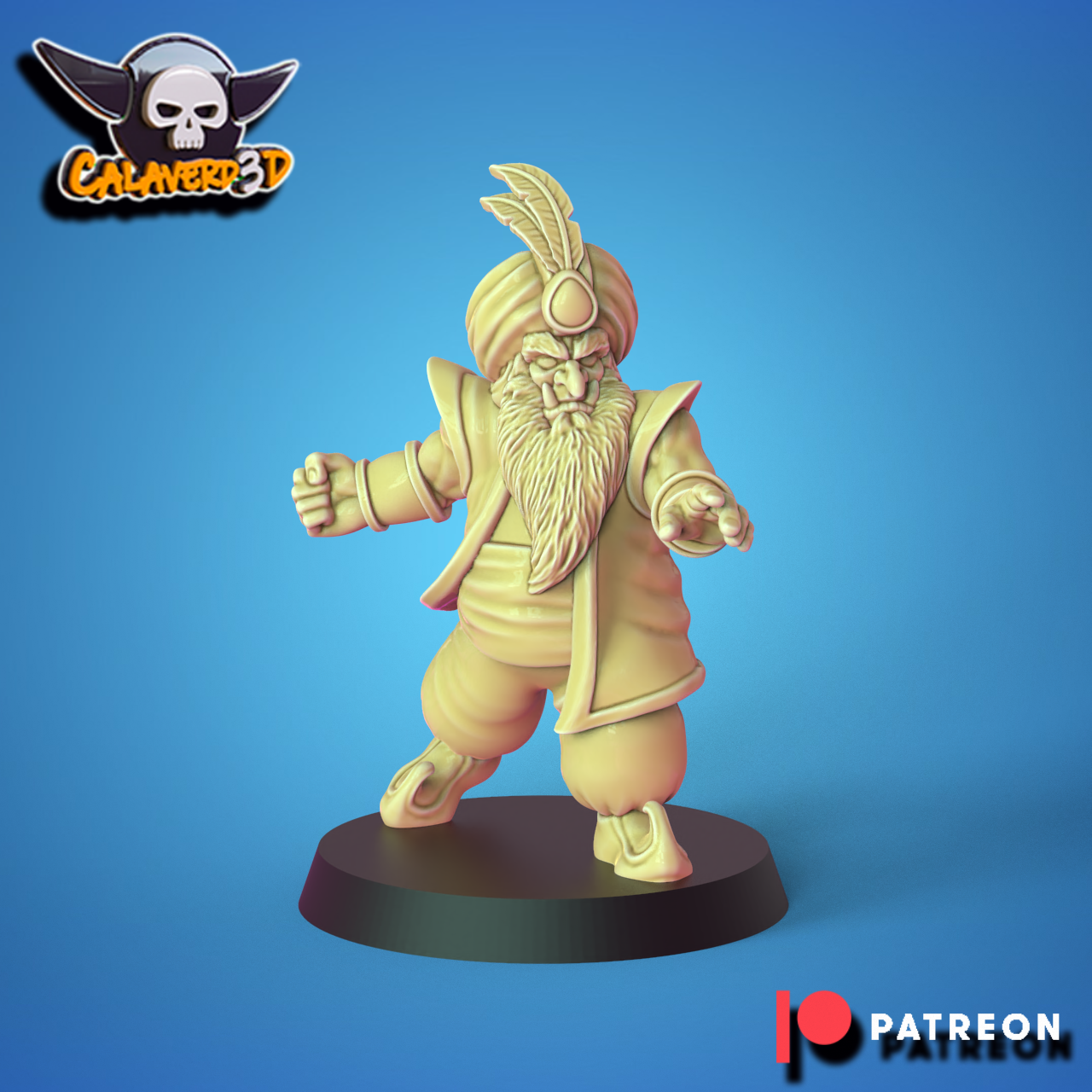 Chaos Dwarves 'Sultans of Chaos' Fantasy Football Team  - Calaverd 3D