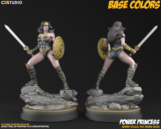 Power Princess Proxy Superhero Crisis Protocol compatible C27 minis