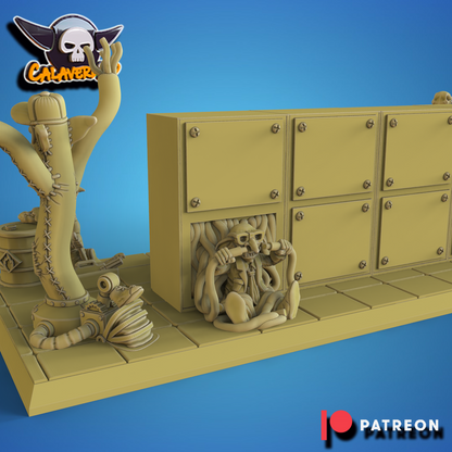 Botlins Coaching staff diorama Fantasy football - Calaverd