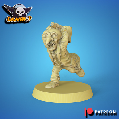 Botlins Coaching staff diorama Fantasy football - Calaverd