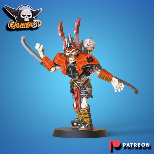 Undead Deathshroud Skeleton Fantasy Football proxy star player  Calaverd