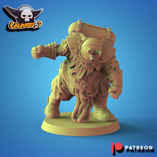 Chaos Nurgle Fantasy Football proxy Team  'The Fallout Riders' Calaverd