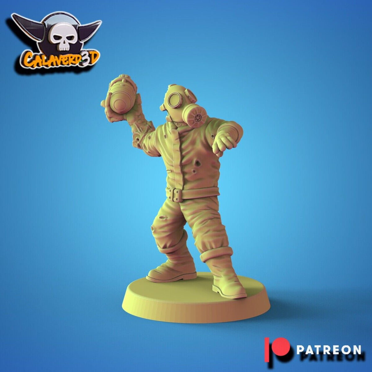 Chaos Nurgle Fantasy Football proxy Team  'The Fallout Riders' Calaverd
