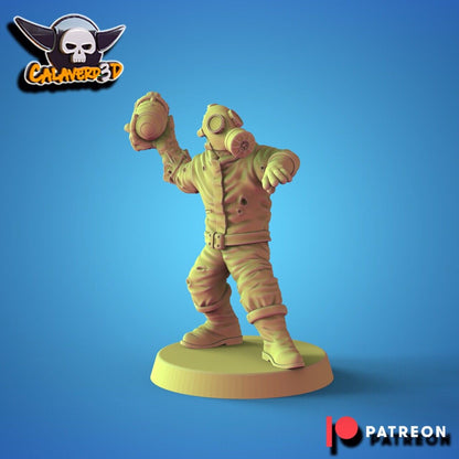 Chaos Nurgle Fantasy Football proxy Team  'The Fallout Riders' Calaverd