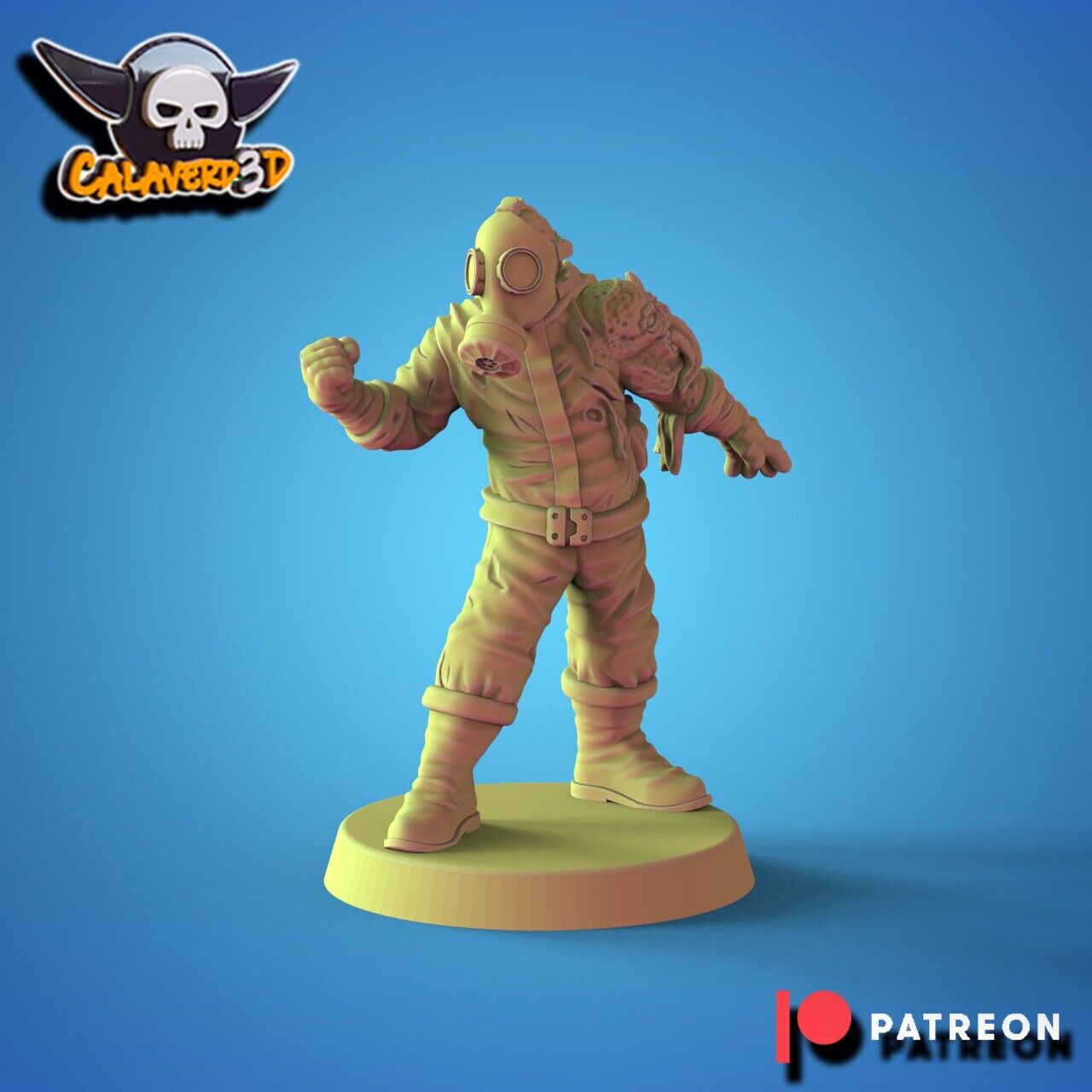 Chaos Nurgle Fantasy Football proxy Team  'The Fallout Riders' Calaverd