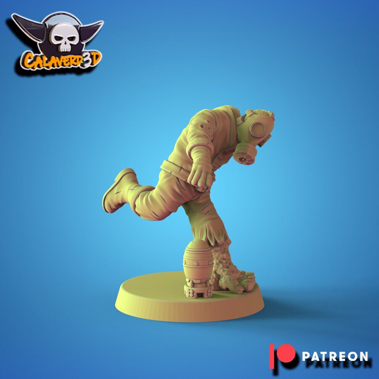 Chaos Nurgle Fantasy Football proxy Team  'The Fallout Riders' Calaverd