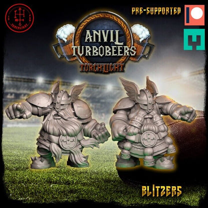 Dwarf Fantasy Football Team Torchlight TLM Anvil Turbobeers