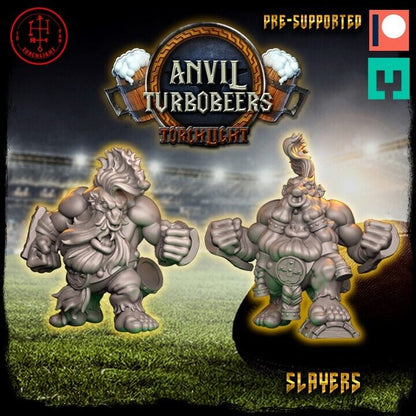 Dwarf Fantasy Football Team Torchlight TLM Anvil Turbobeers