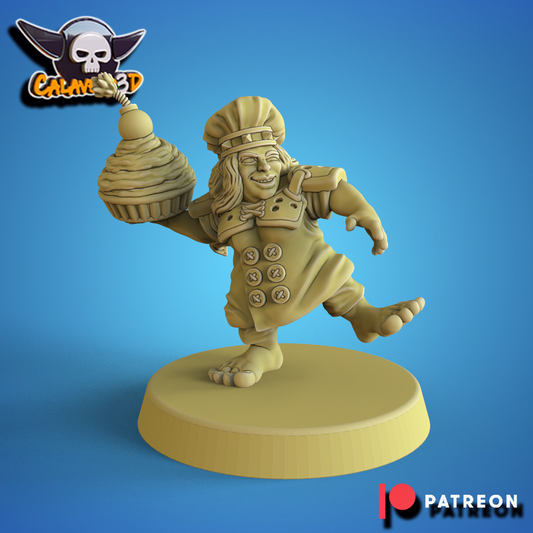 Halfling Chef Fantasy Football star player - Calaverd3D