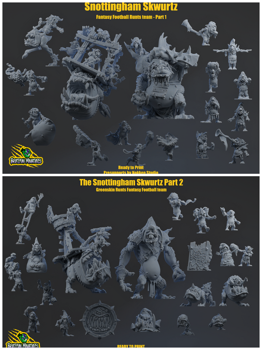 Brutefun 'Snottingham Skwurtz' Snotling Fantasy Football Team