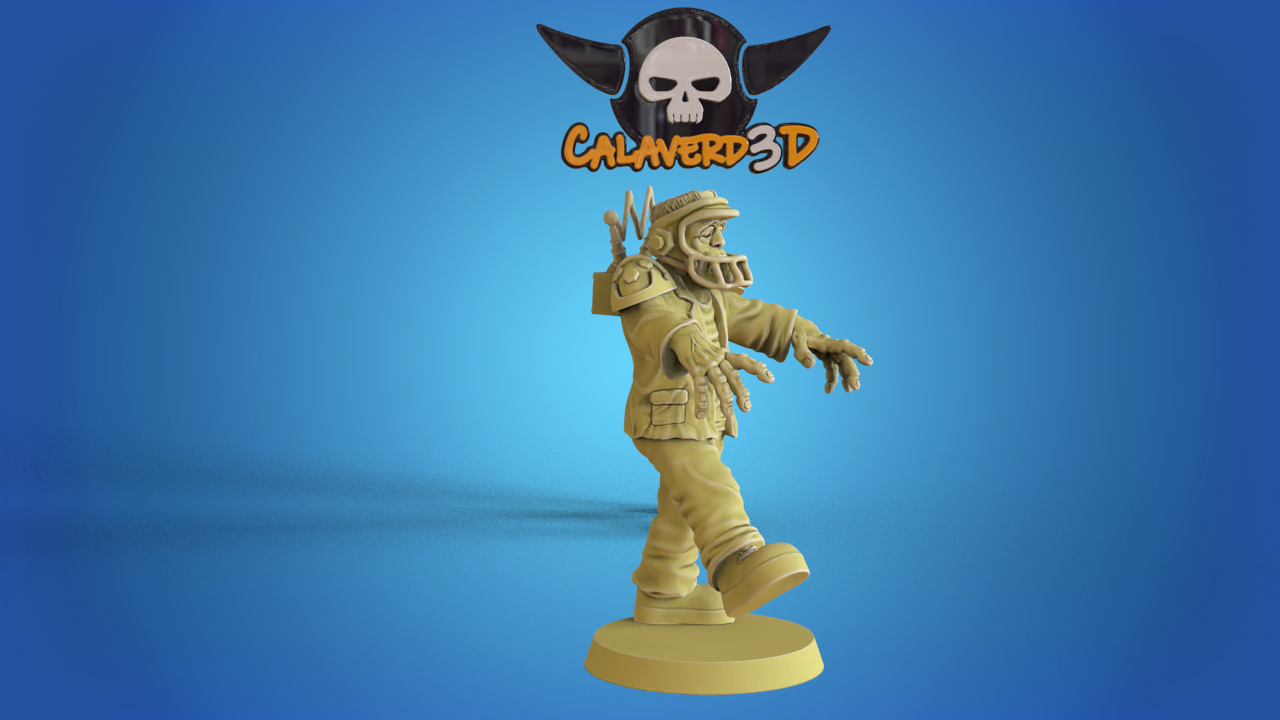 Halloween undead Fantasy Football Team  - Calaverd3D