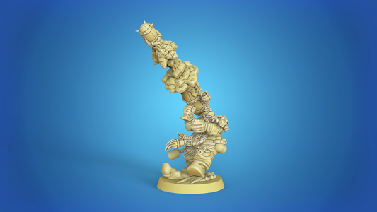 Dwarf Thrower Fantasy Football star player - Calaverd3D