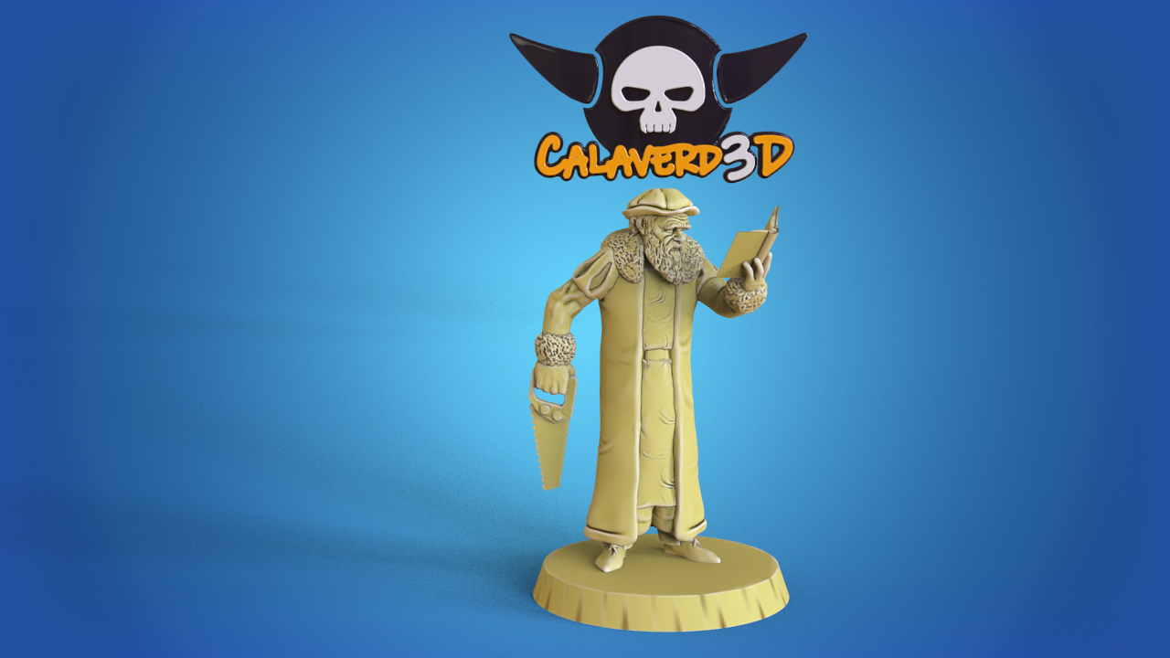 Human Apothecary Fantasy Football - Calaverd3D