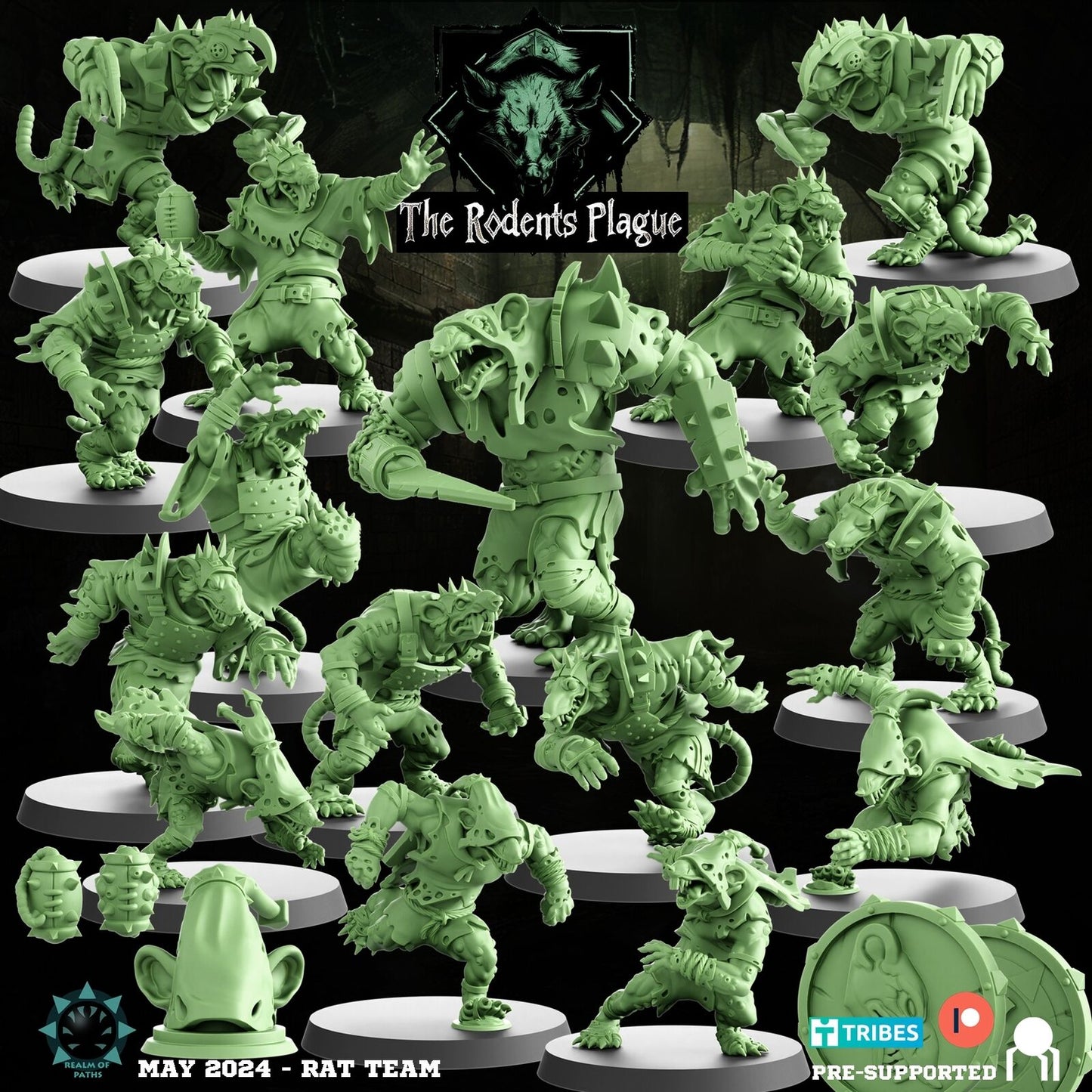 Rats 'The Rodents Plague' Fantasy Football Team - Realm Of Paths Chaos