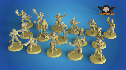 Wood Elves Fantasy Football Team  - Calaverd3D