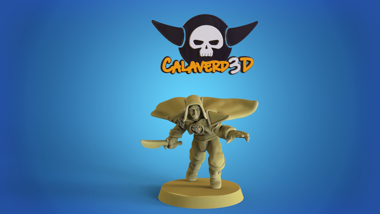 Dark Elves /  Dark Elf Fantasy Football Team  - Calaverd3D