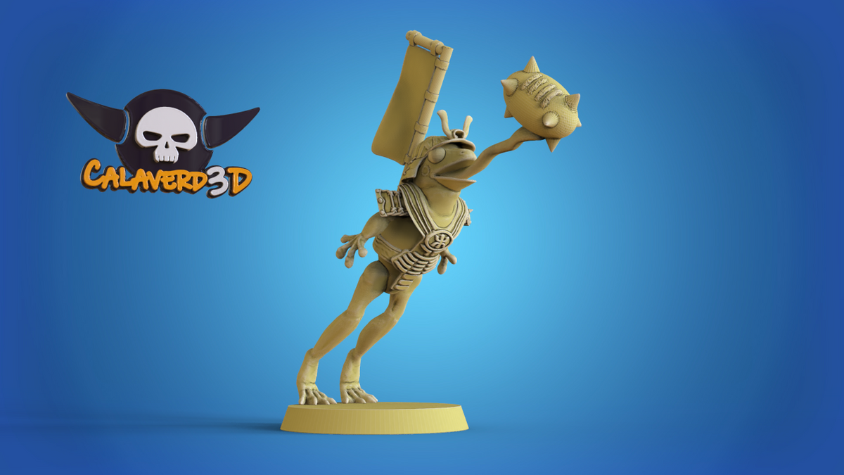 Amphibian frogs Fantasy Football Team  - Calaverd